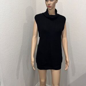 NWT- Wilfred black merino wool textured sweater